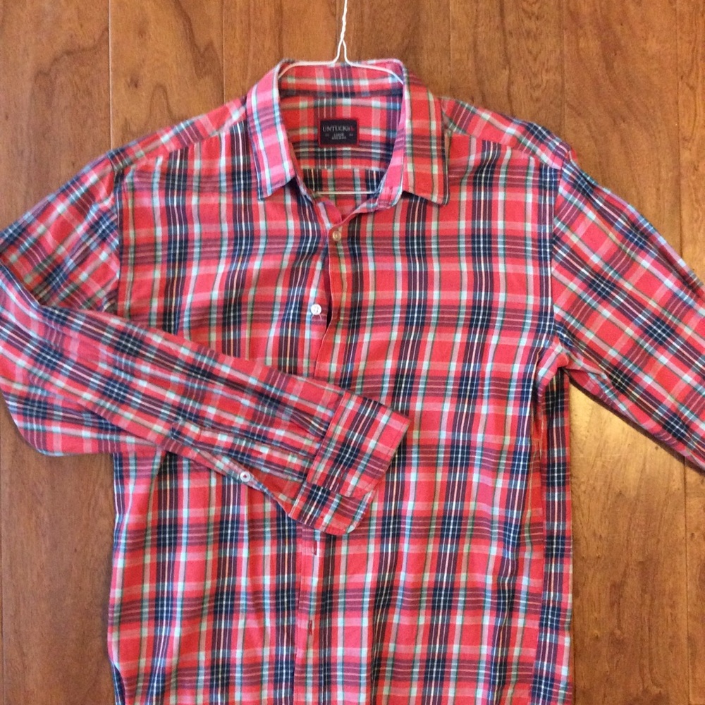 UnTuckit large slim fit flannel